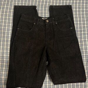 Zara the paneled slim jeans - size 6